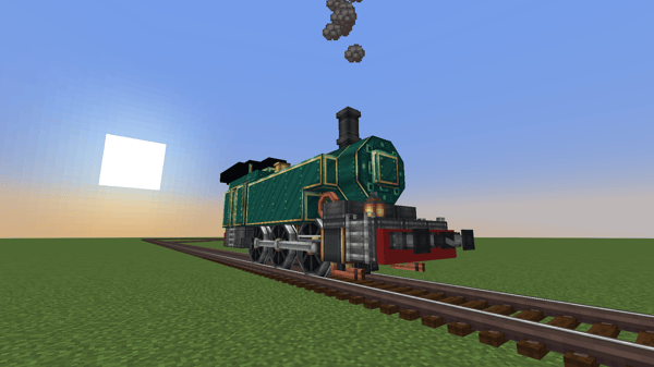 Green 0-6-0 Locomotive