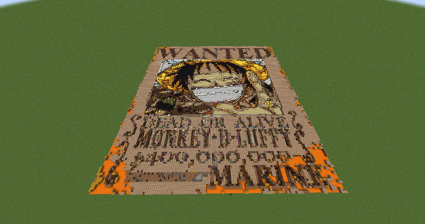 Luffy Wanted 400M - One Piece