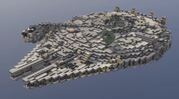 Millennium Falcon functional + realistic interiors (by MythicalPingu) for Java