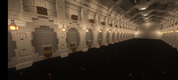 Pale Wood Trading Hall 🤍