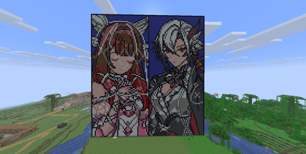 PIxel Art de ArlechinoXColombina 110x100 bloques