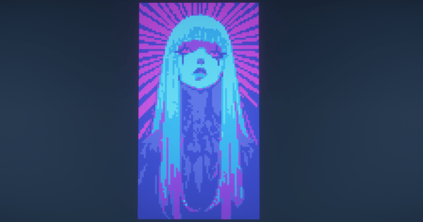 Pixelart Cyberpunk Girl