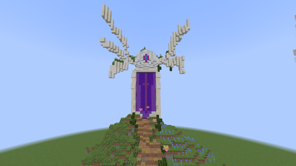 Sacred Nether Portal with Angel