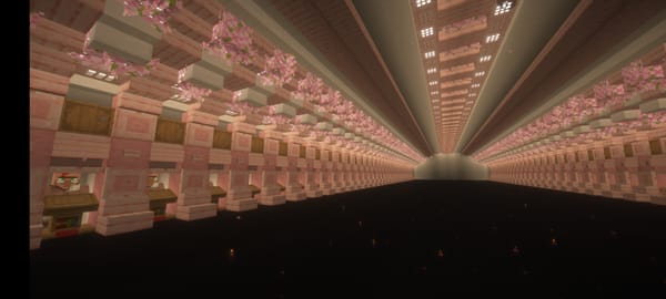 Pretty pink trading hall 🩷