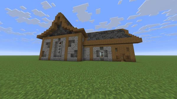 Semi-Decorated Rustic House