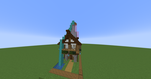 Small house with potion