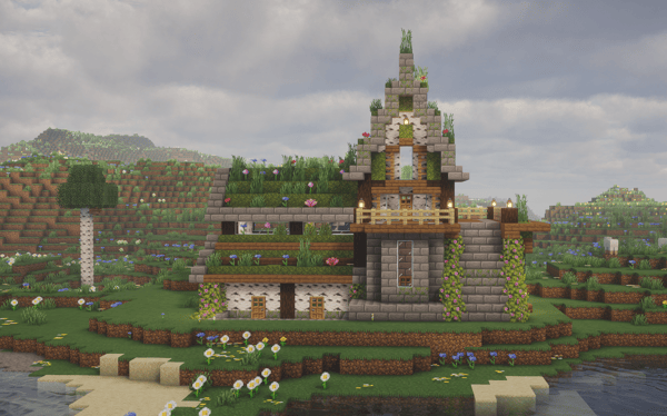 Starter Mossy Medieval House