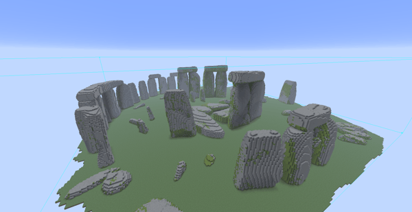 Terreno con rocas gigantes