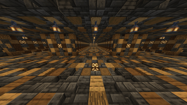 Trading Hall for END GAME (UNDERGROUND) (90 Villagers & 12 Zombies)