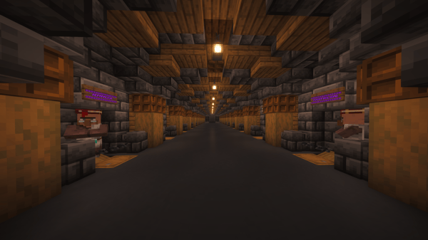 Trading Hall with All the Game's Enchantments