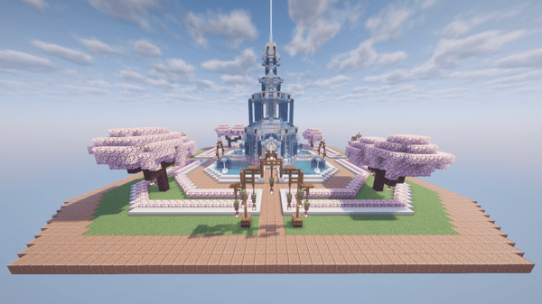 Water Fountain with Beacon